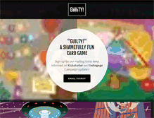 Tablet Screenshot of guiltygame.com